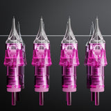 Purple VIPER PMU Long Taper Tattoo Needle Cartridges