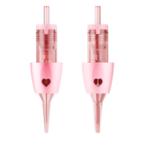 PINK VIPER Heart PMU Long Taper Tattoo Needle Cartridges Finger Ledge