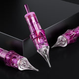 Purple VIPER PMU Long Taper Tattoo Needle Cartridges